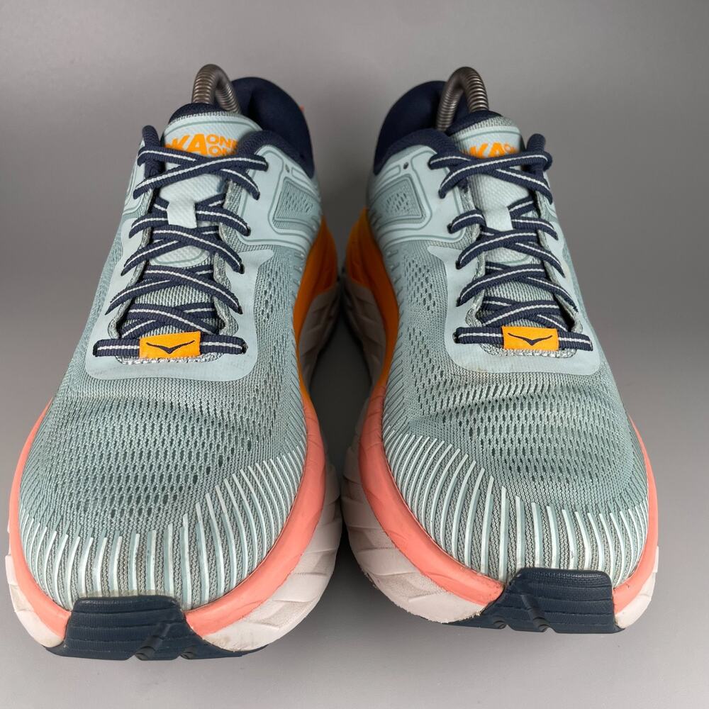 Hoka One One Bondi 7 Women's Size 9.5 Blue Haze Running Shoes Athletic Sneakers - Picture 2 of 10